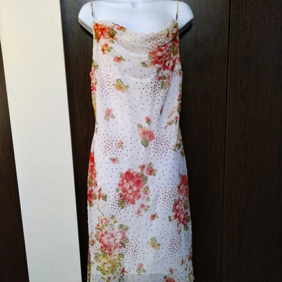 Be Smart High Low Floral Dress - Made in USA - Picture 1 of 6